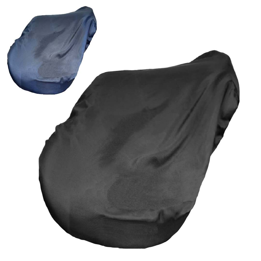 All Purpose Nylon English Saddle Cover with Fleece Lining - Protects Saddles from Dust, Debris, and Damage - Fits Most Sizes and Styles of Saddles