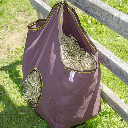 Canvas Horse Hay Bag  2 Sided Combo side