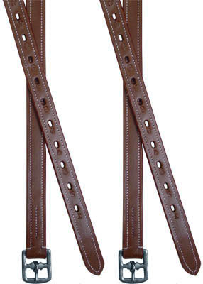 Super Soft Triple Layer Schooling 1" Wide English Stirrup Leathers