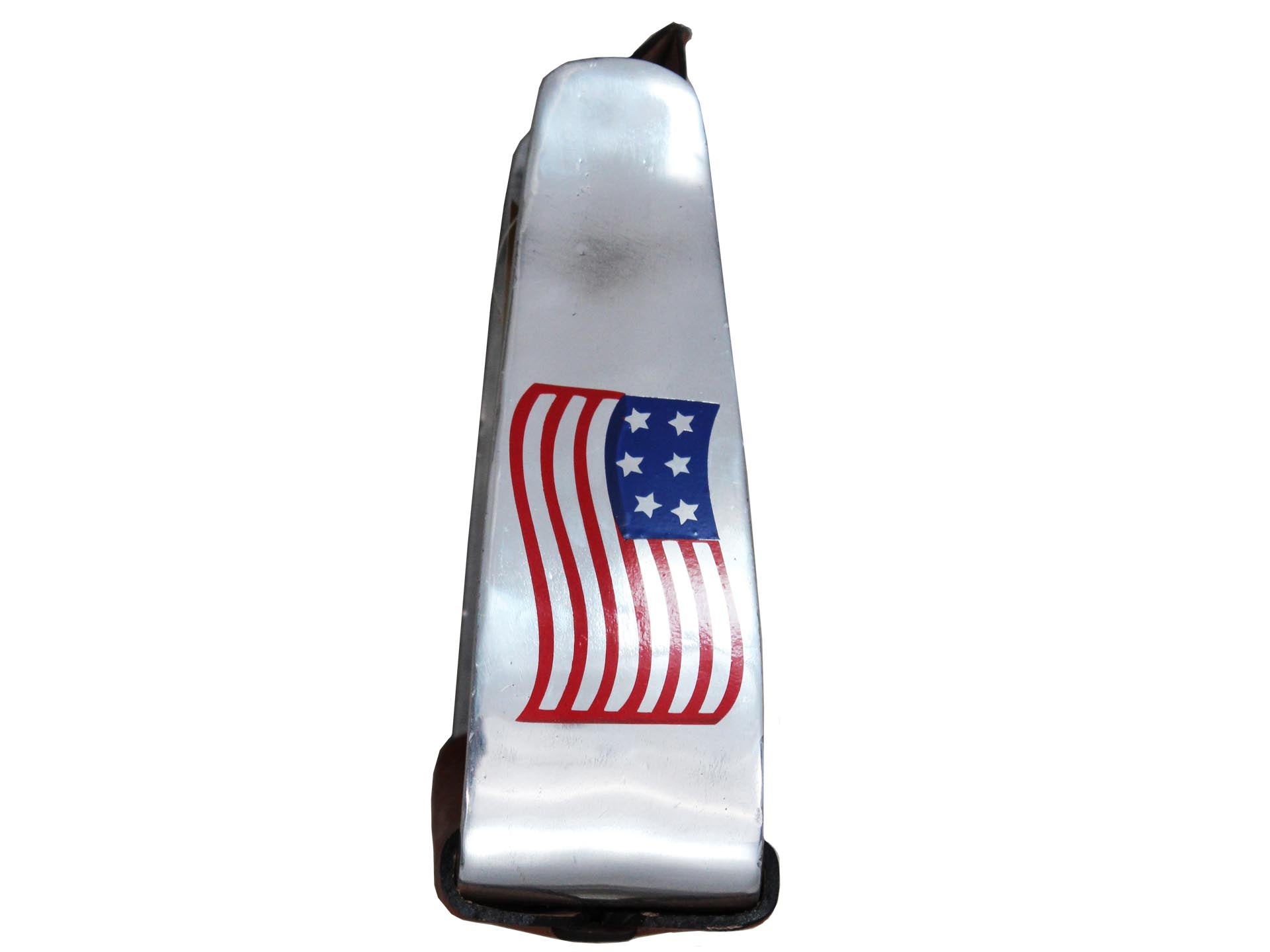 Tahoe Tack Patriotic American Flag Angled Knee Relief Western Barrel Stirrups flag