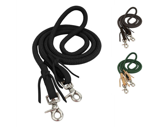 Tahoe Nylon Barrel Reins - 5/8" X 7'