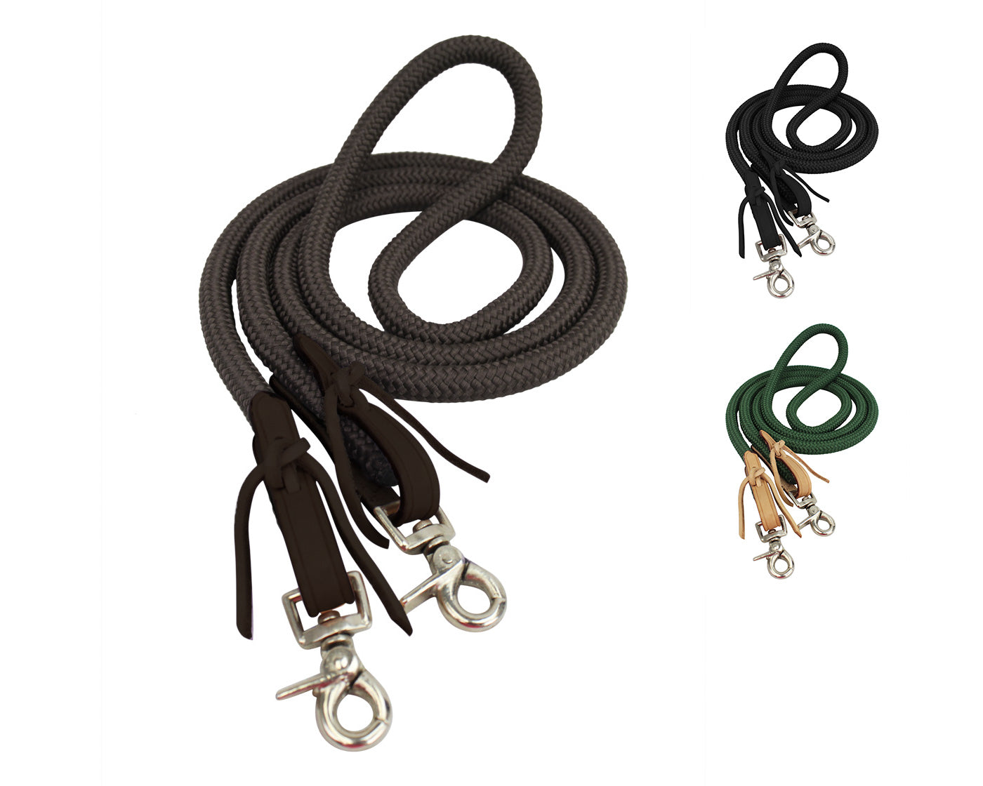 Tahoe Nylon Barrel Reins - 5/8" X 7'