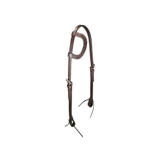 Tahoe Tack Premium Double Layer Leather Western Slip Ear Headstall