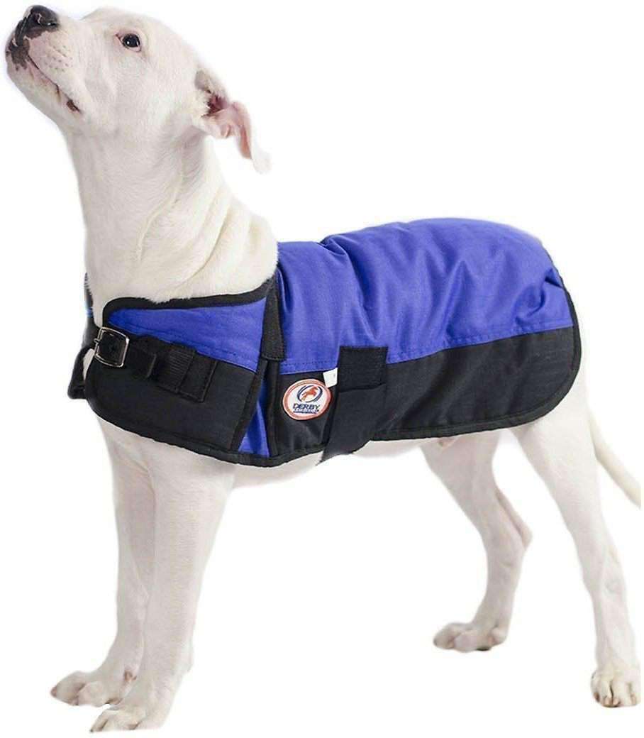 Derby Originals Horse Tough 600D Ripstop Waterproof Winter Dog Coat 150g Medium Weight Blue main