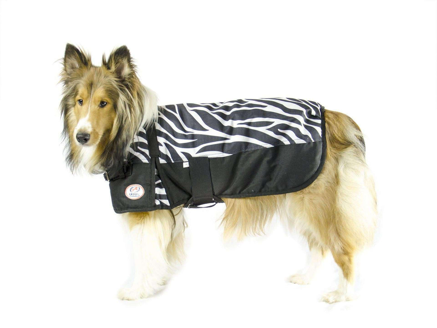 Derby Originals Horse Tough 600D Ripstop Waterproof Winter Dog Coat Zebra Main