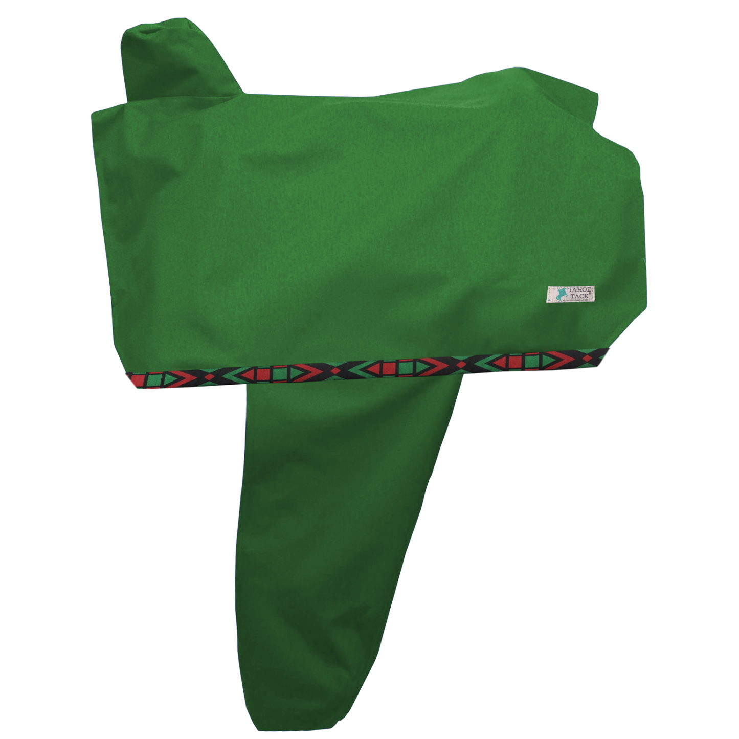 Tahoe Tack Premium Overlay Nylon Western Saddle Cover with 6 Elastic Straps Hunter Green