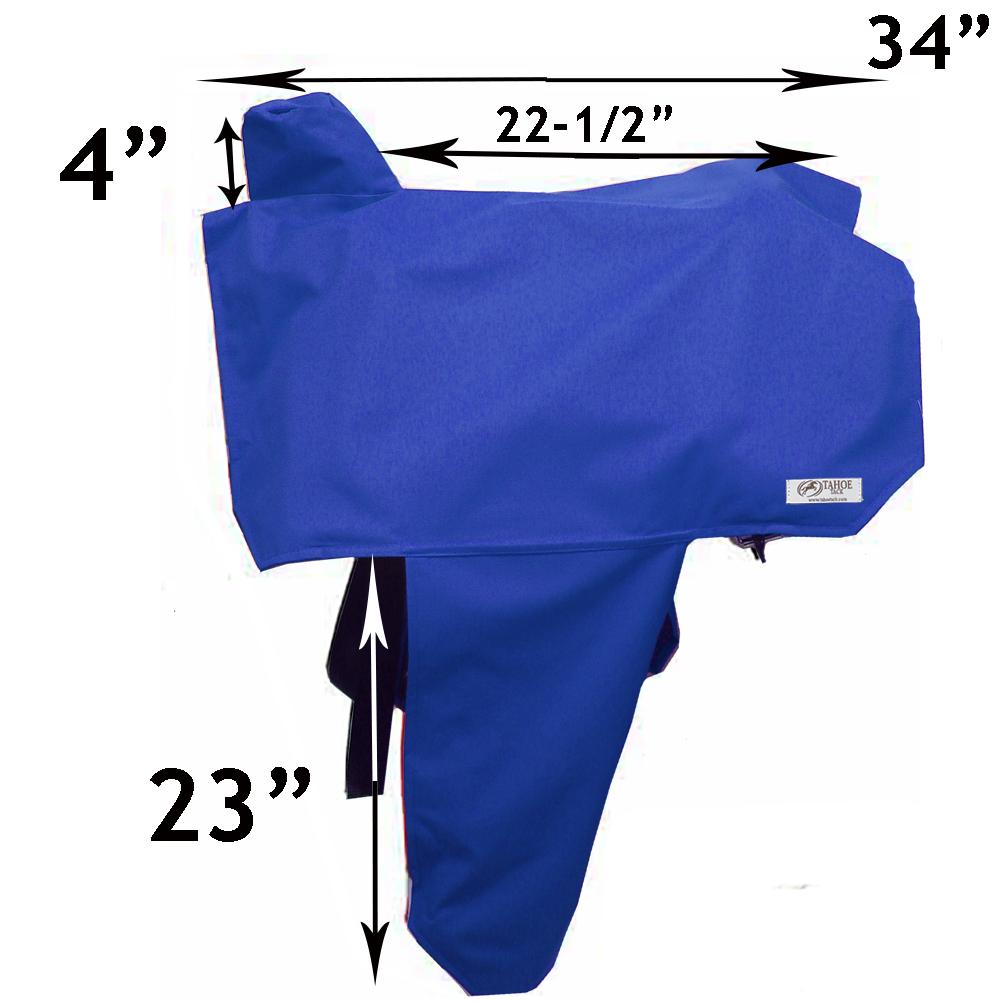 Nylon Western Saddle Cover with 6 Elastic Straps