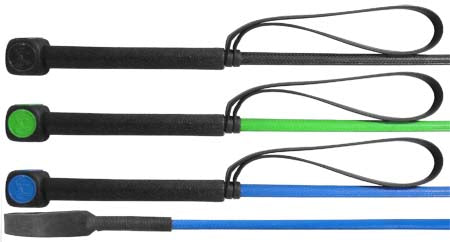 Derby Originals Horse Riding Crop with Loop, 26" Blue