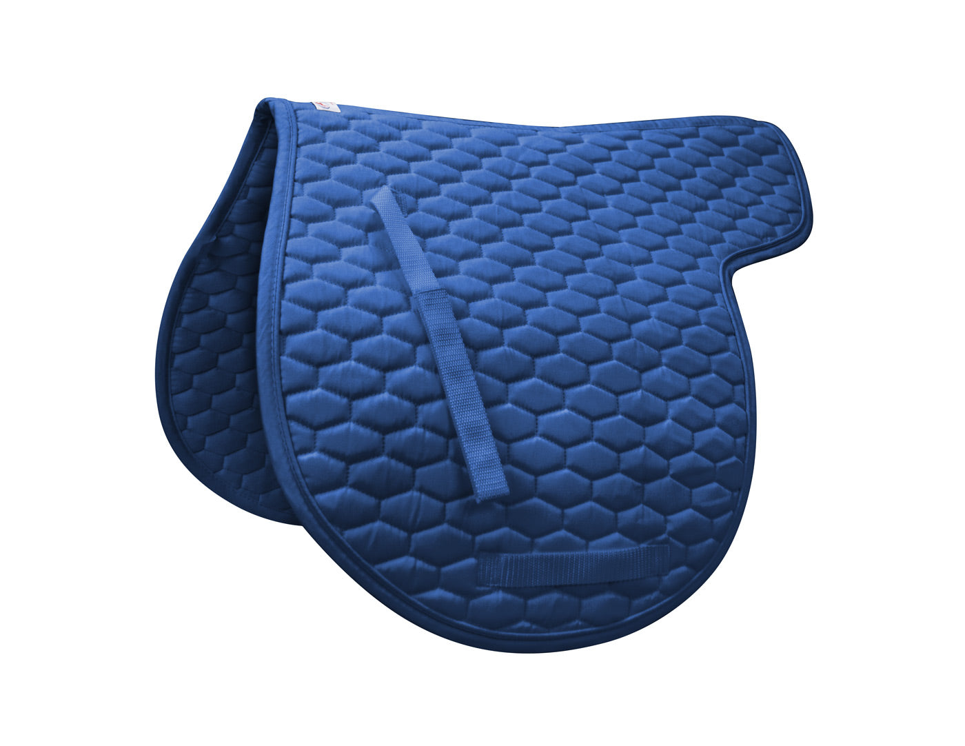 Derby Originals  All Purpose Quilted Contour English Saddle Pad blue color main