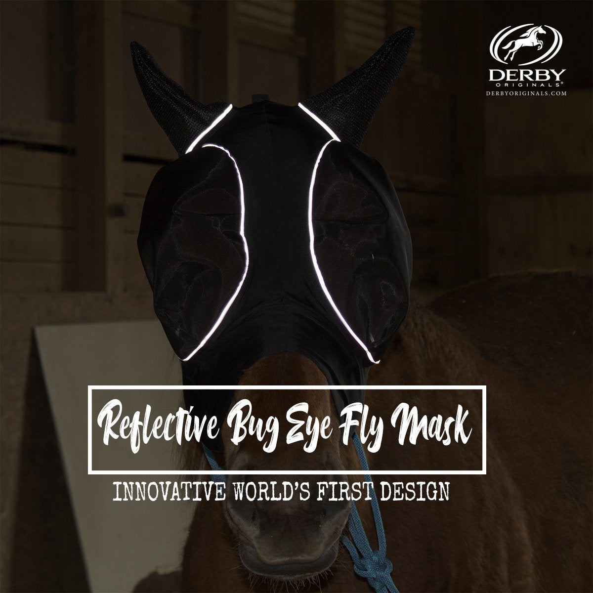 Derby Extra Comfort Lycra Fly Mask bug