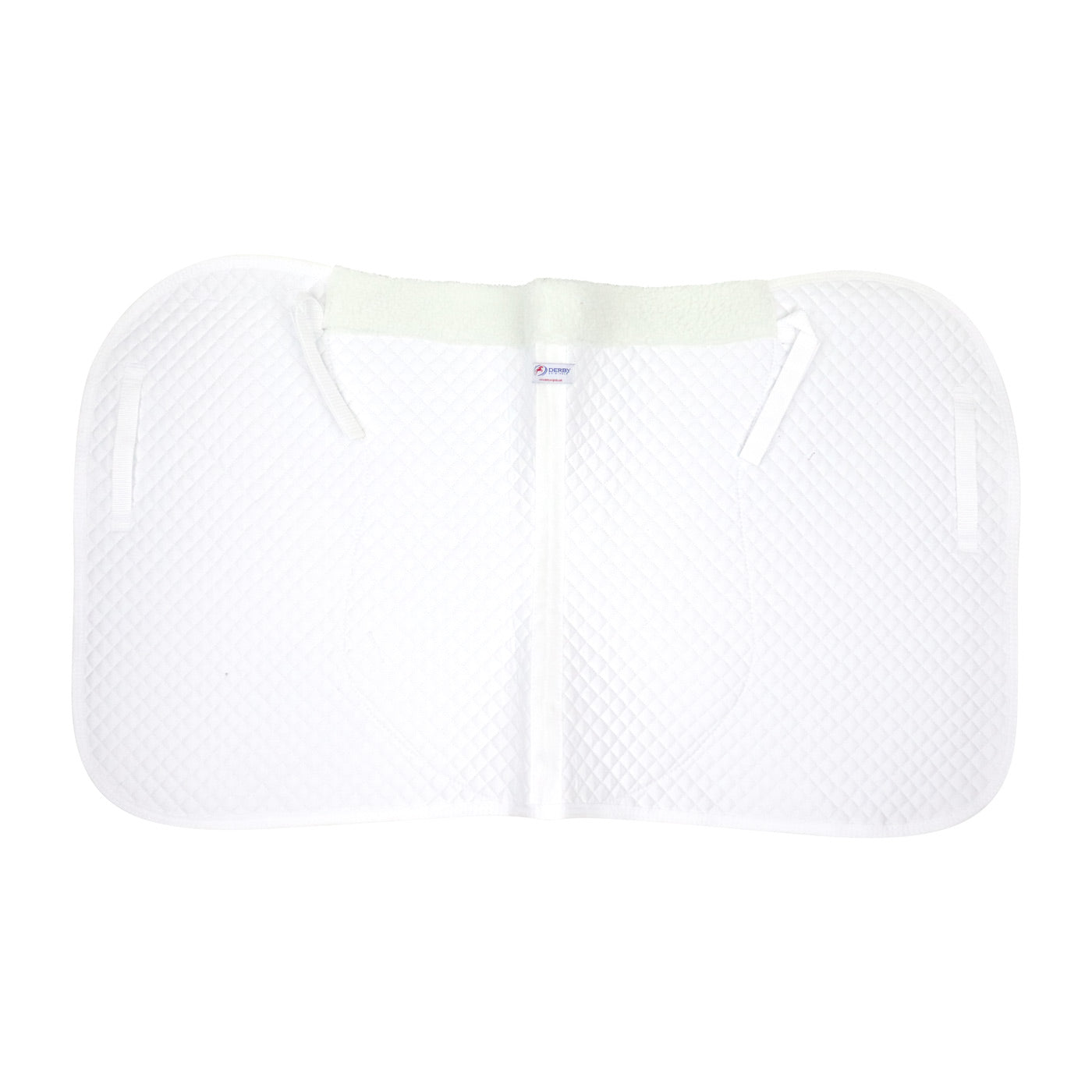 Semi Fleece Lined Dressage Saddle Pad by Derby Super Sale with Rolled Fleece