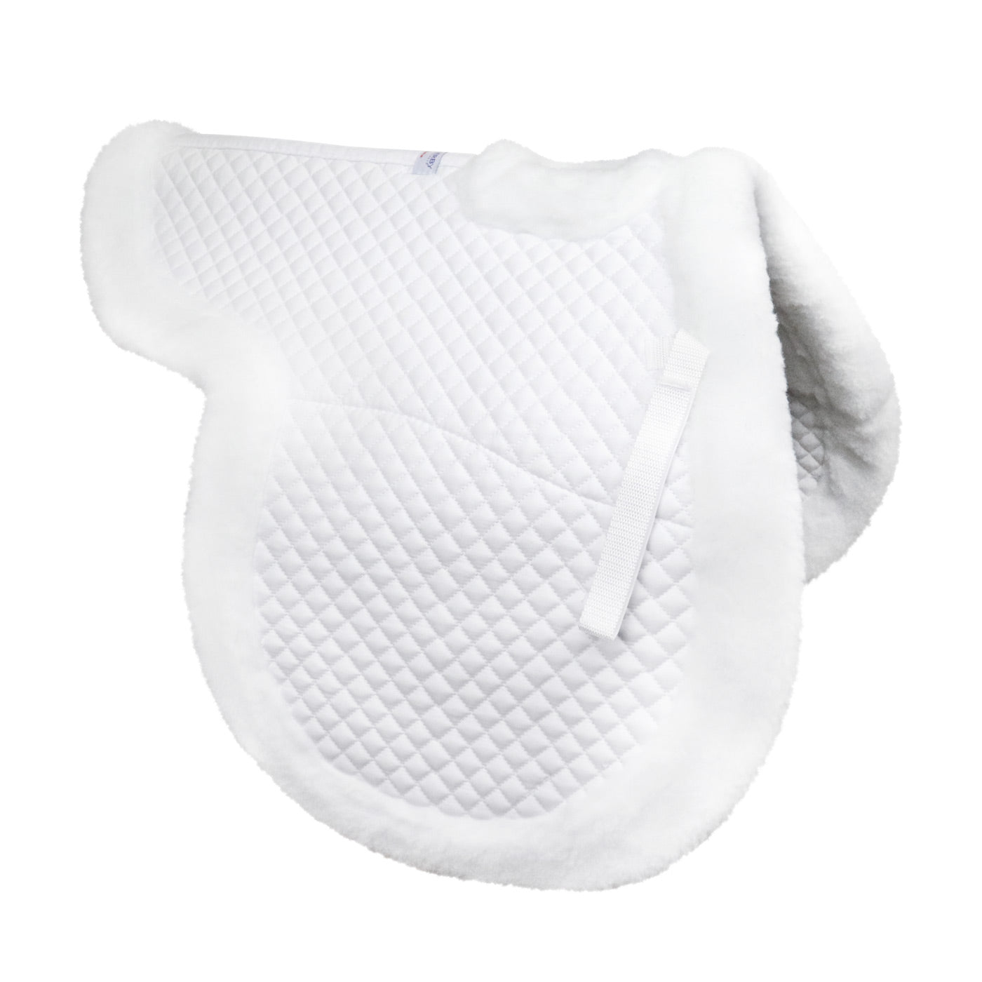 Derby Originals Shaped Wither Relief Dressage English Saddle Pad  White main